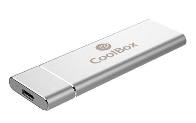 Caixa Externa Coolbox MiniChase N31 M.2 NVMe USB3.1 Prateada 1